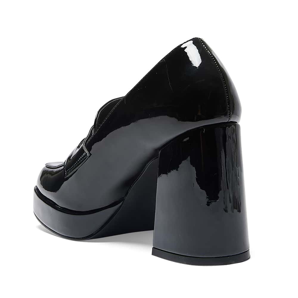 Tory Loafer in Black Patent