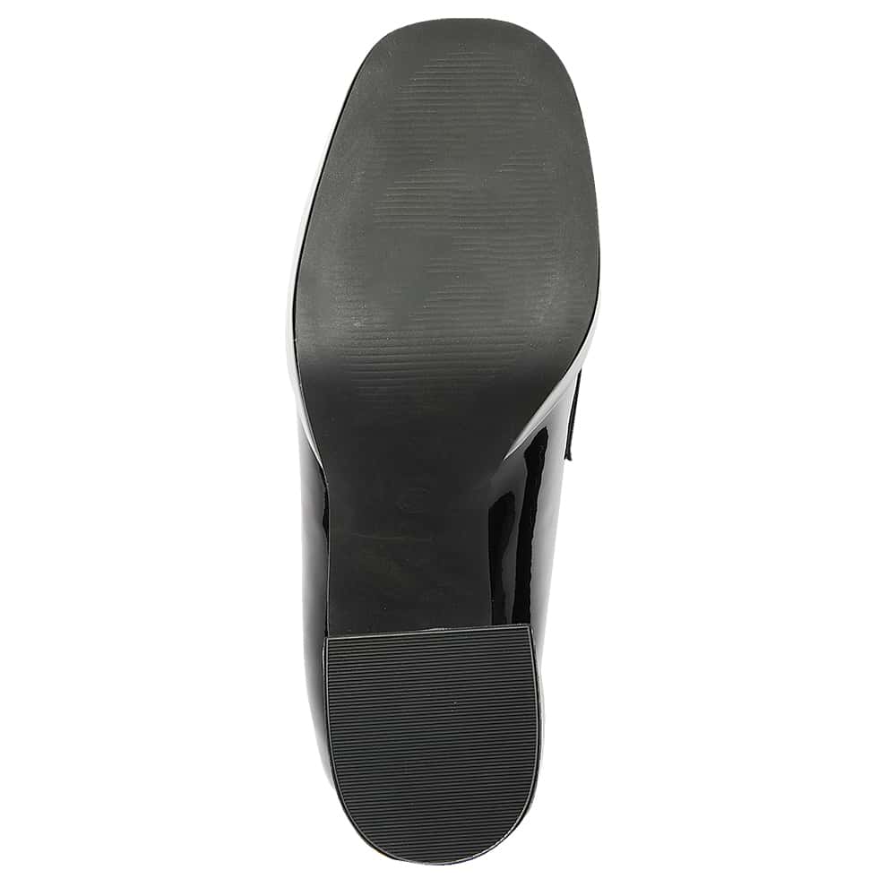 Tory Loafer in Black Patent