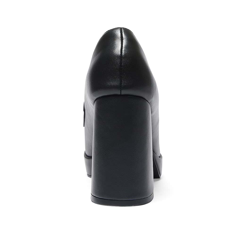 Tory Loafer in Black Smooth