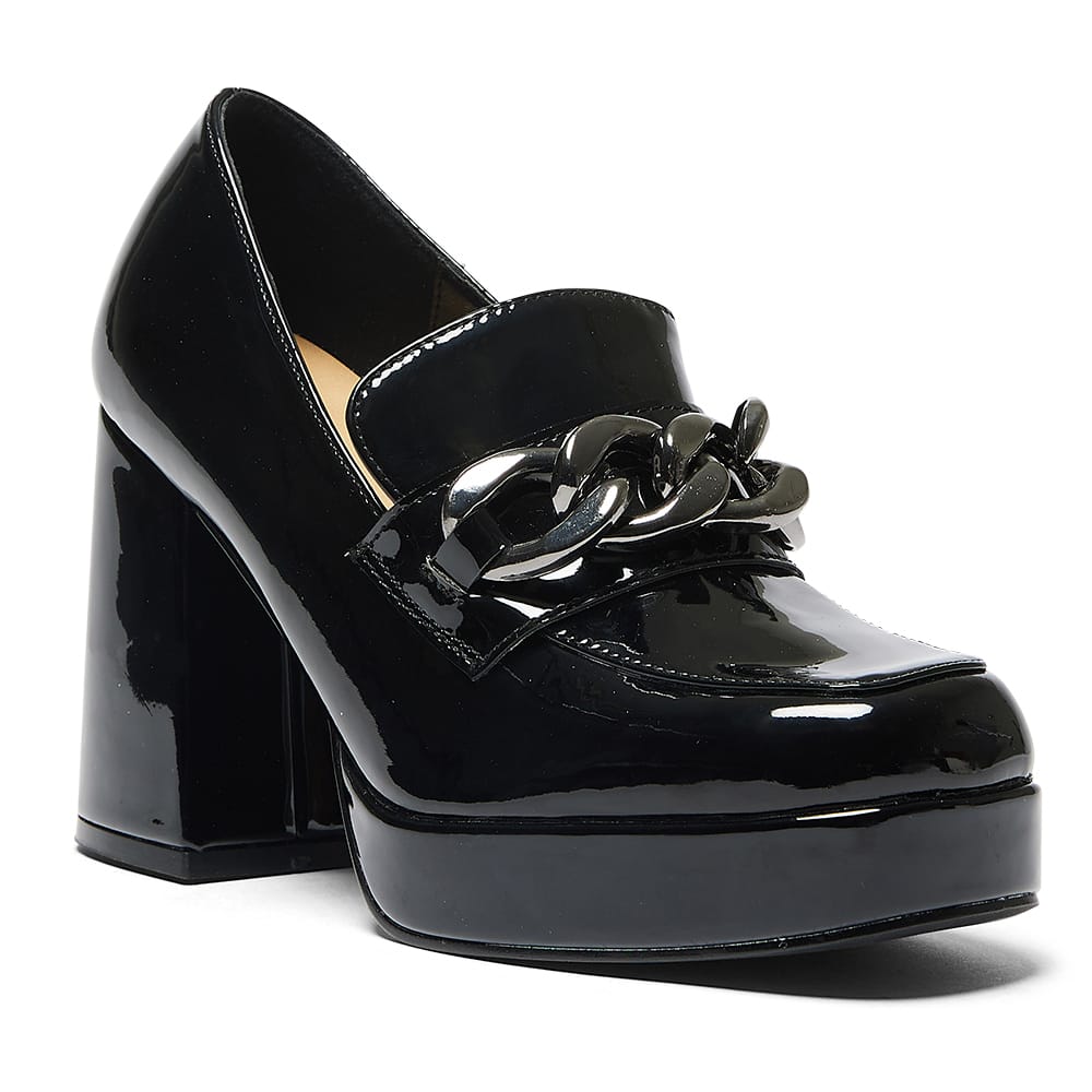 Trinity Loafer in Black Patent