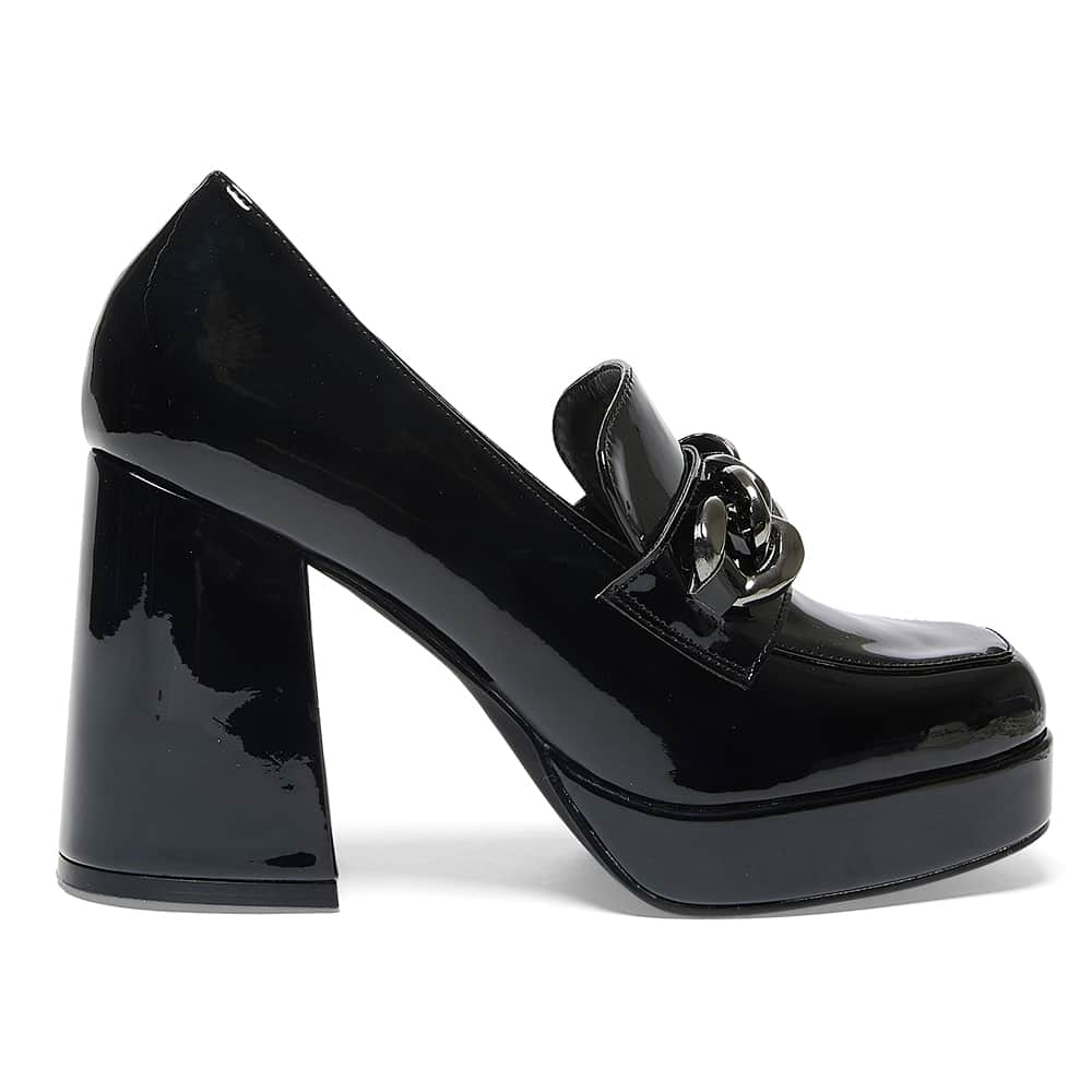 Trinity Loafer in Black Patent
