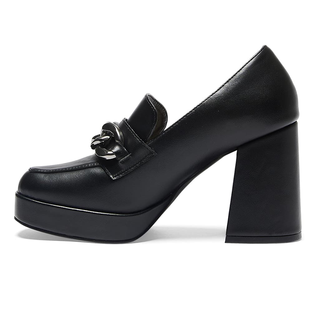 Trinity Loafer in Black Smooth