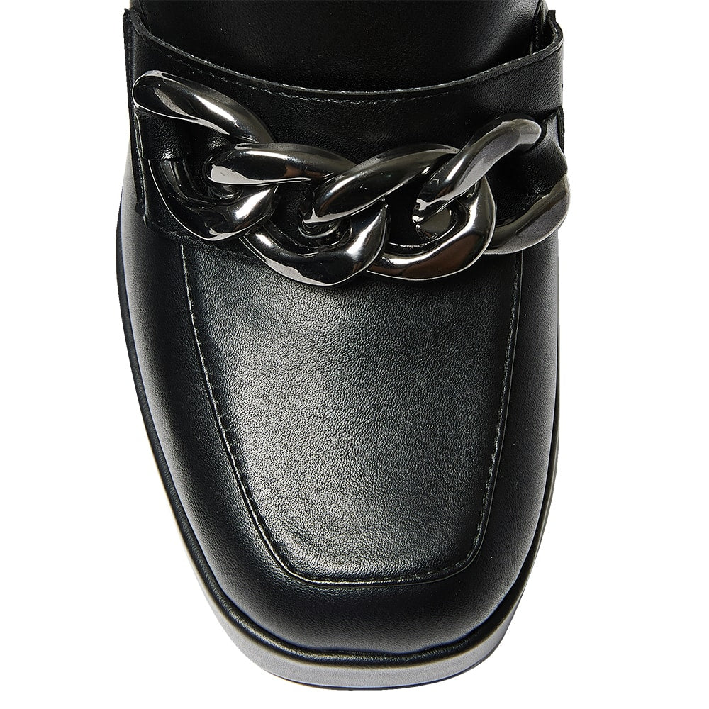 Trinity Loafer in Black Smooth