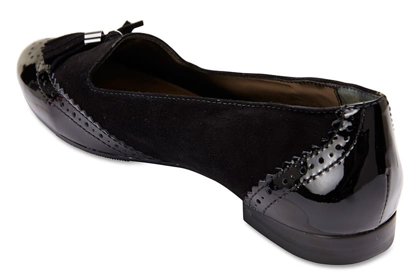 Trudy Loafer in Black Patent
