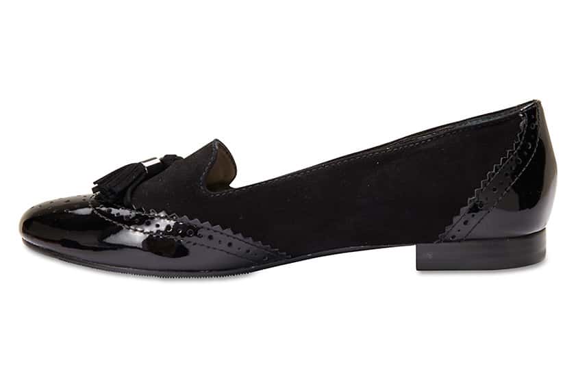 Trudy Loafer in Black Patent