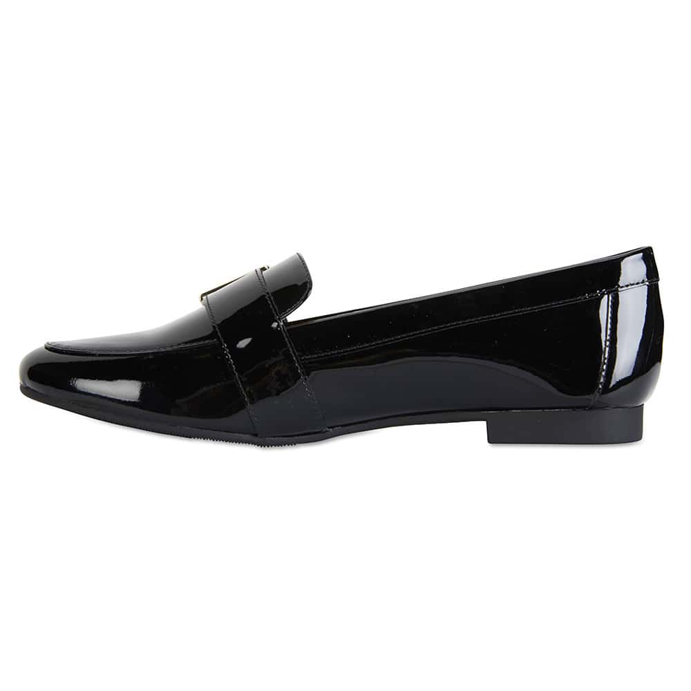 Tyson Loafer in Black Patent