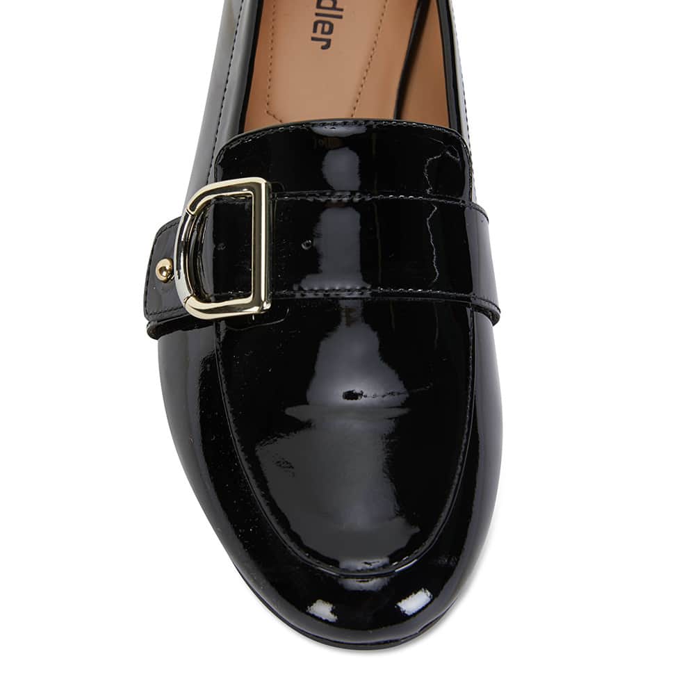 Tyson Loafer in Black Patent