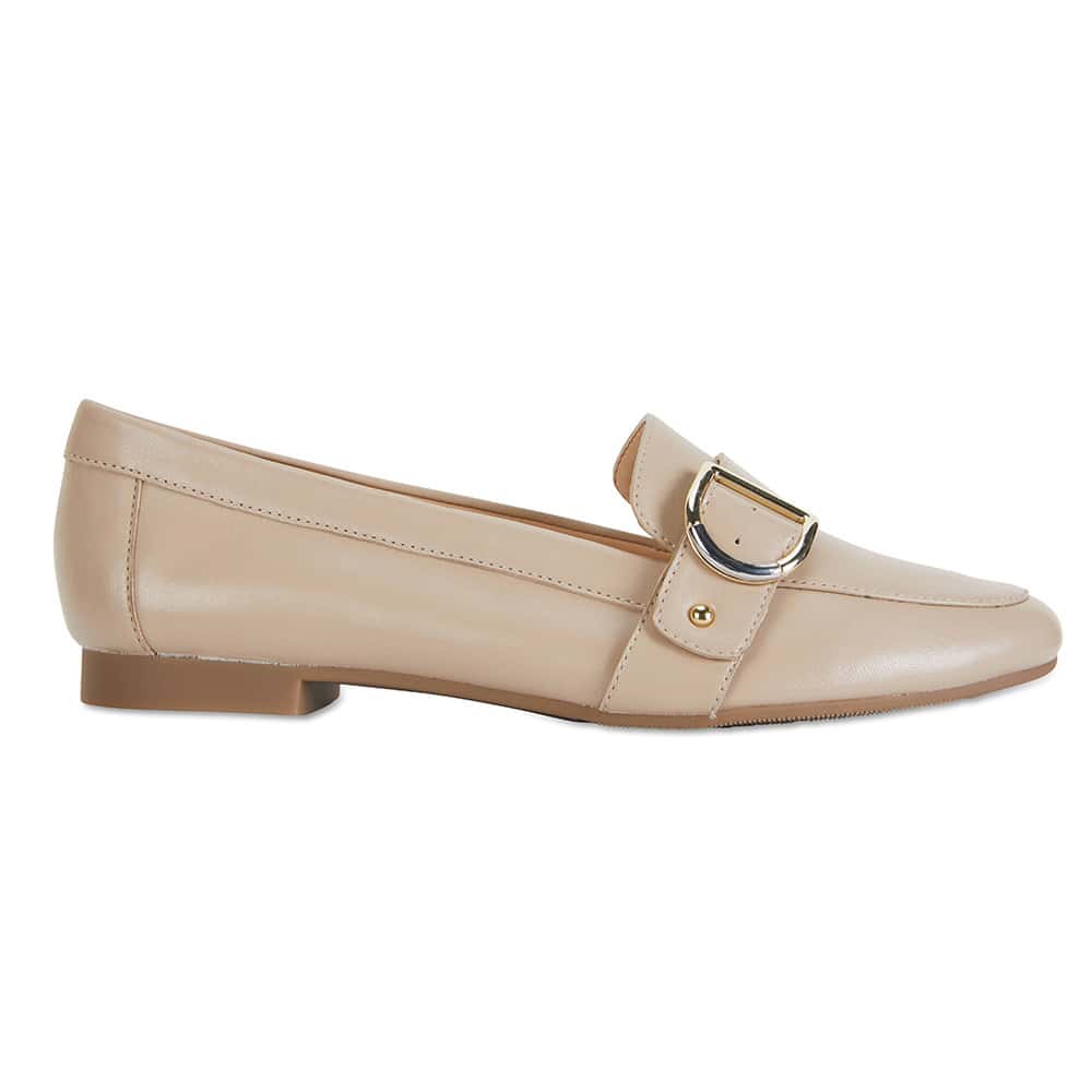 Tyson Loafer in Nude Leather