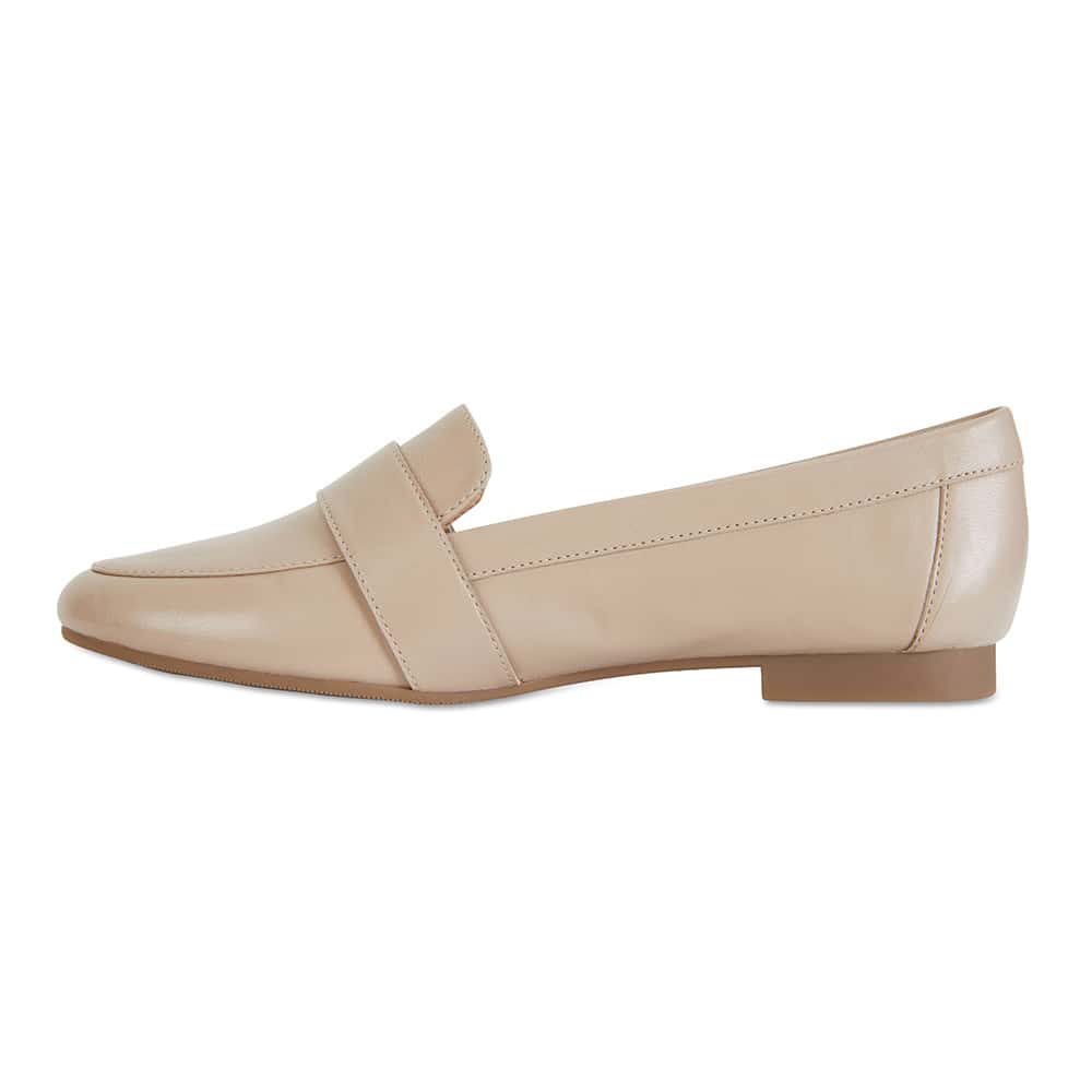 Tyson Loafer in Nude Leather