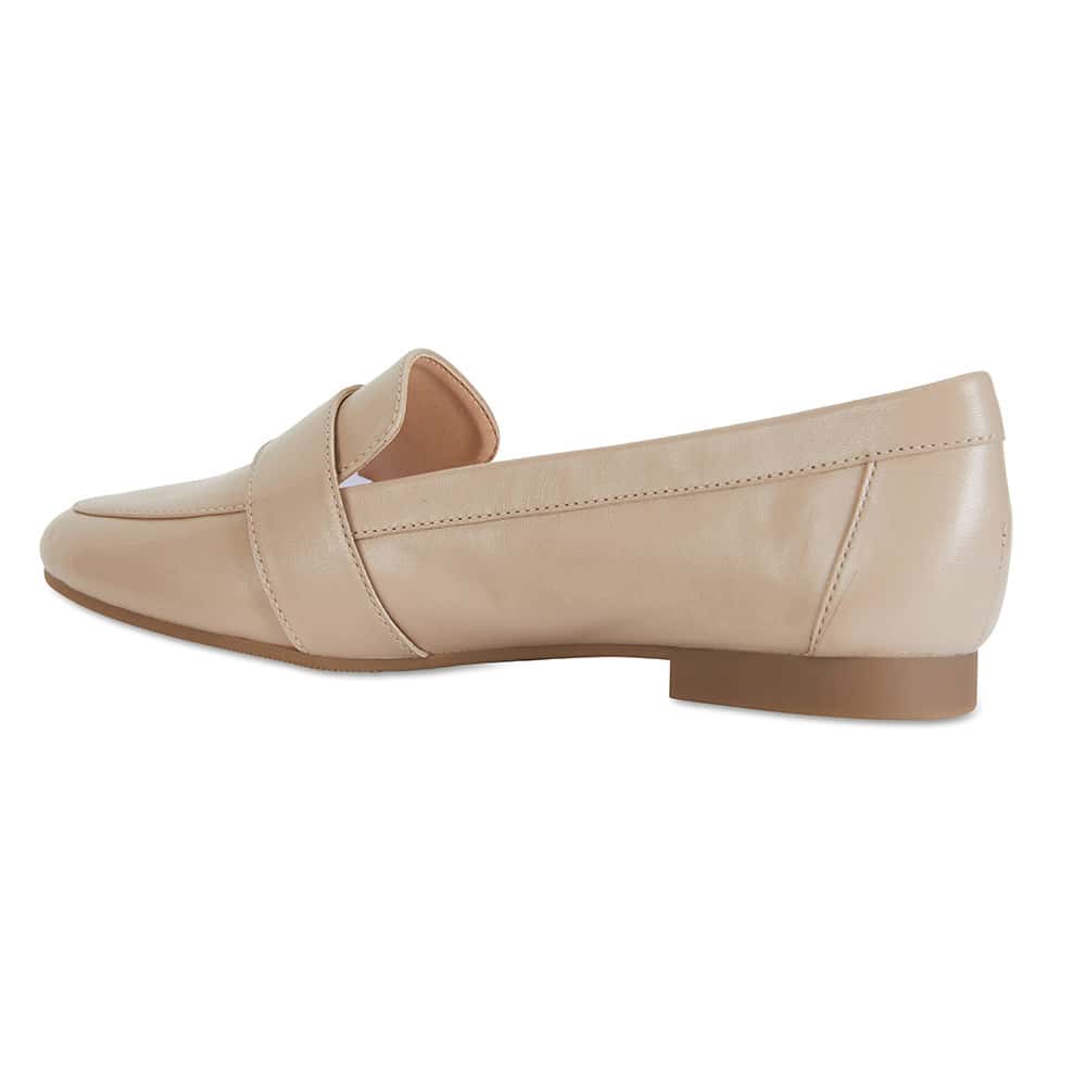 Tyson Loafer in Nude Leather