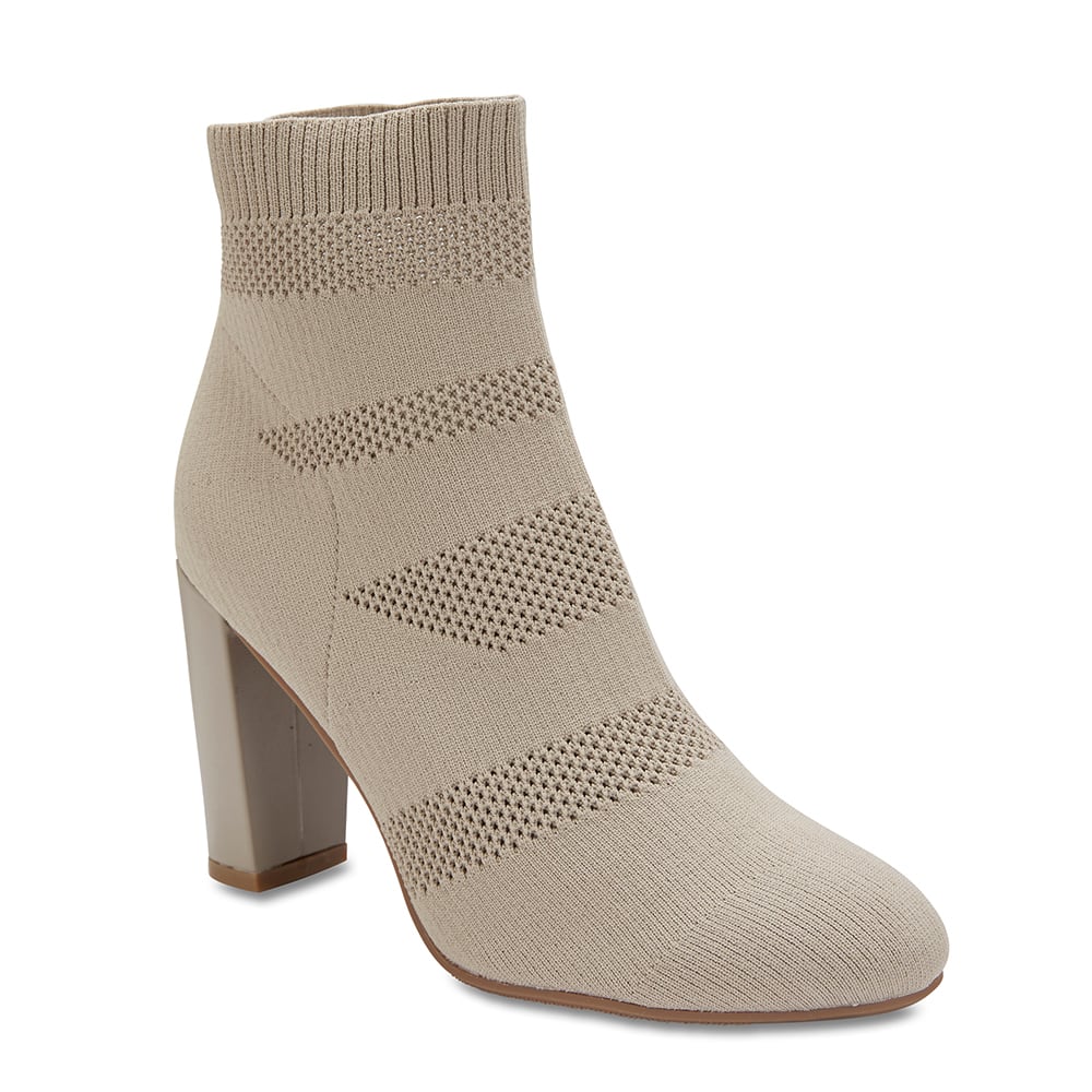 Unique Boot in Taupe Fabric