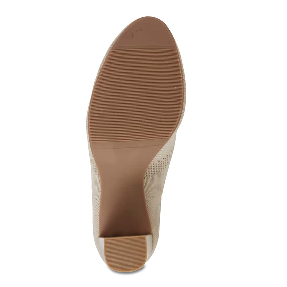 Unique Boot in Taupe Fabric