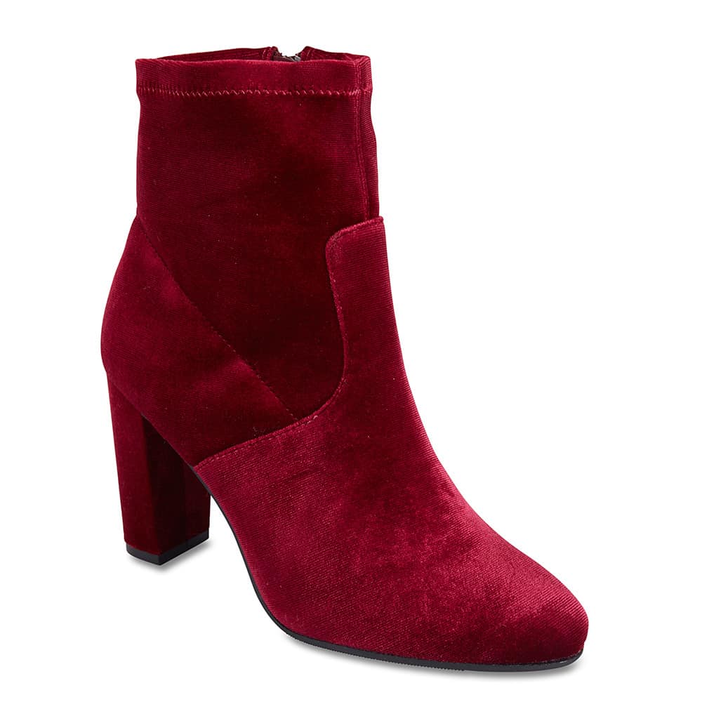 Universe Boot in Burgundy Fabric