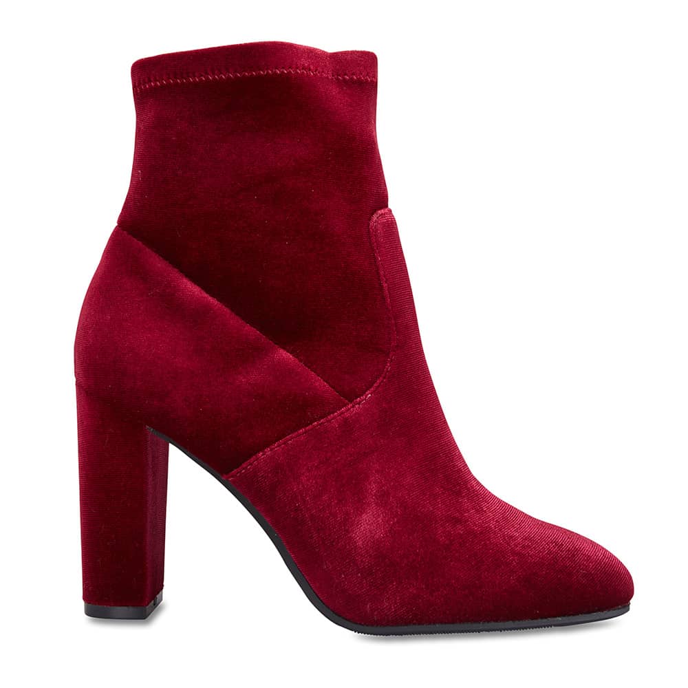 Universe Boot in Burgundy Fabric