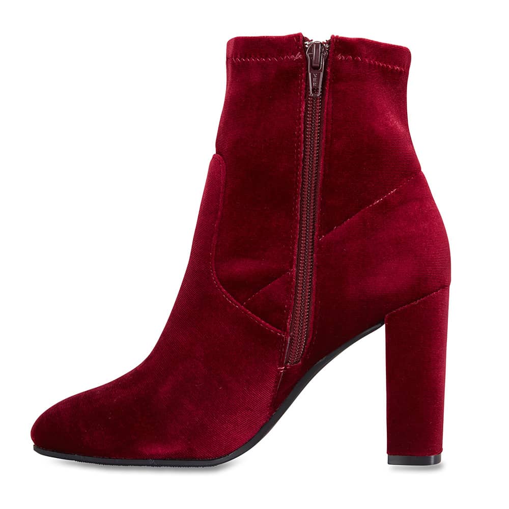 Universe Boot in Burgundy Fabric