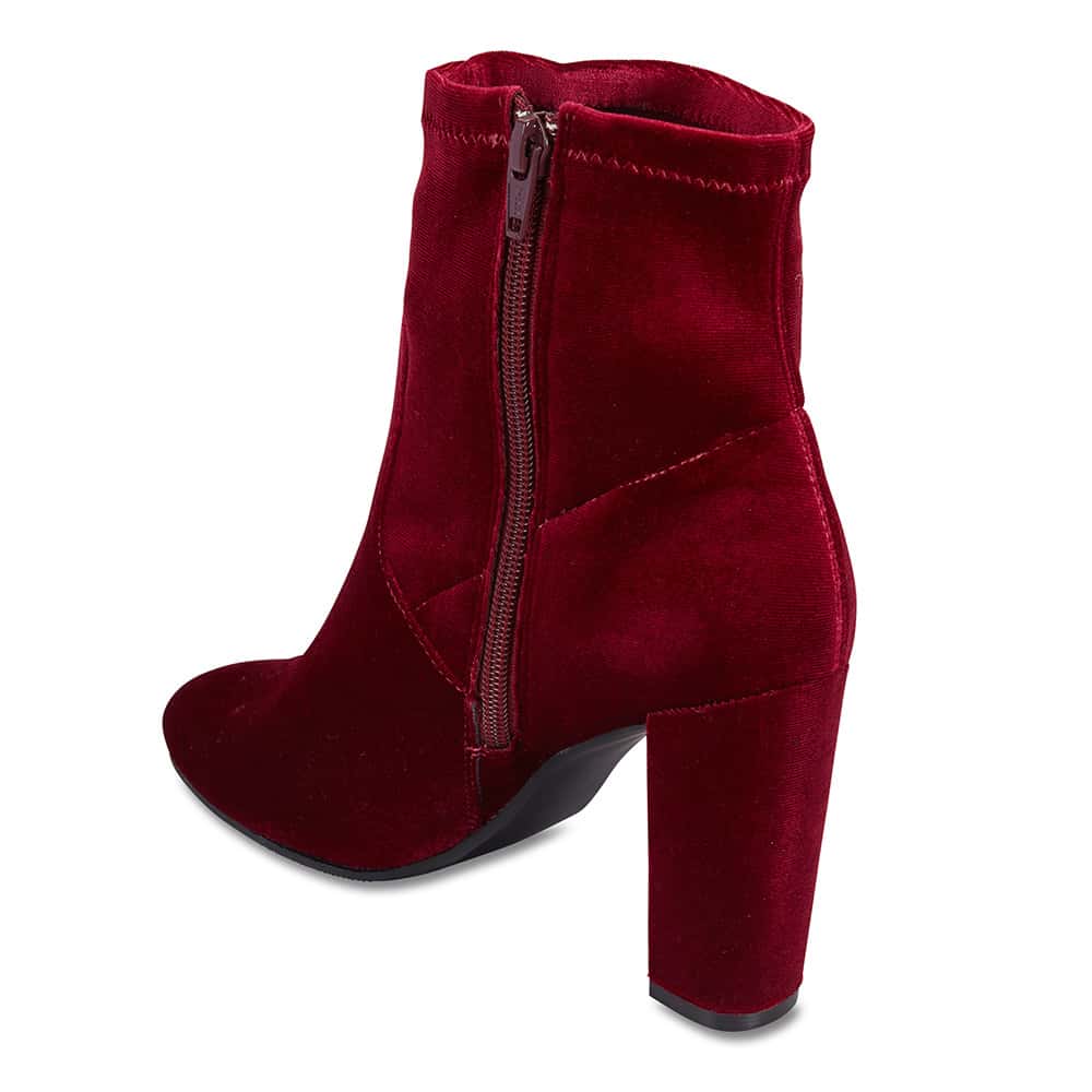 Universe Boot in Burgundy Fabric