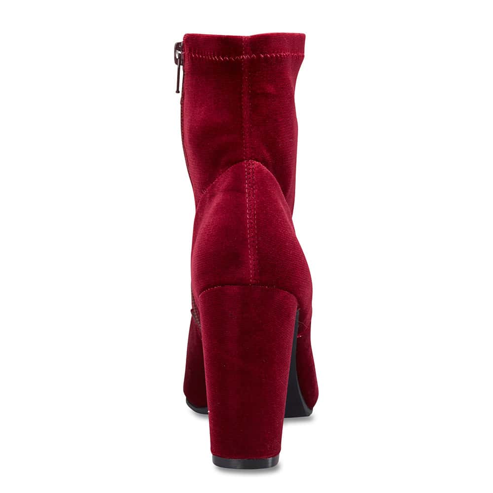 Universe Boot in Burgundy Fabric