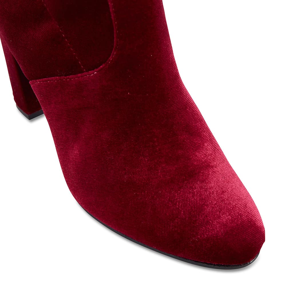 Universe Boot in Burgundy Fabric