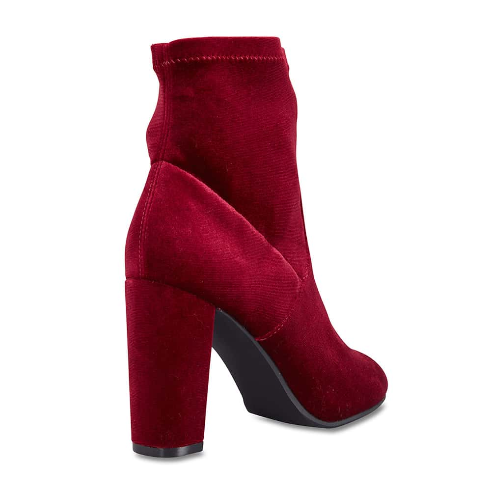 Universe Boot in Burgundy Fabric