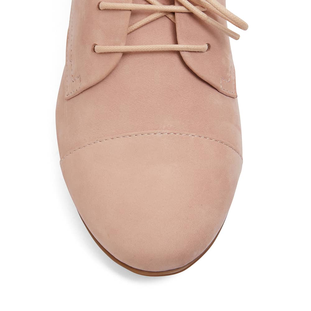 Utah Brogue in Blush Nubuck Leather