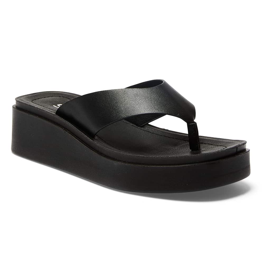 Vacation Slide in Black Smooth