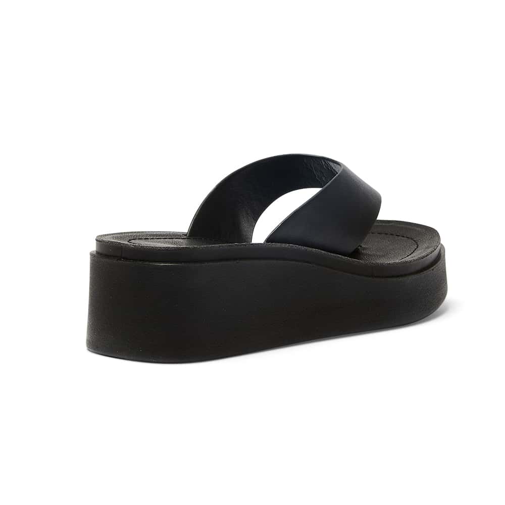 Vacation Slide in Black Smooth