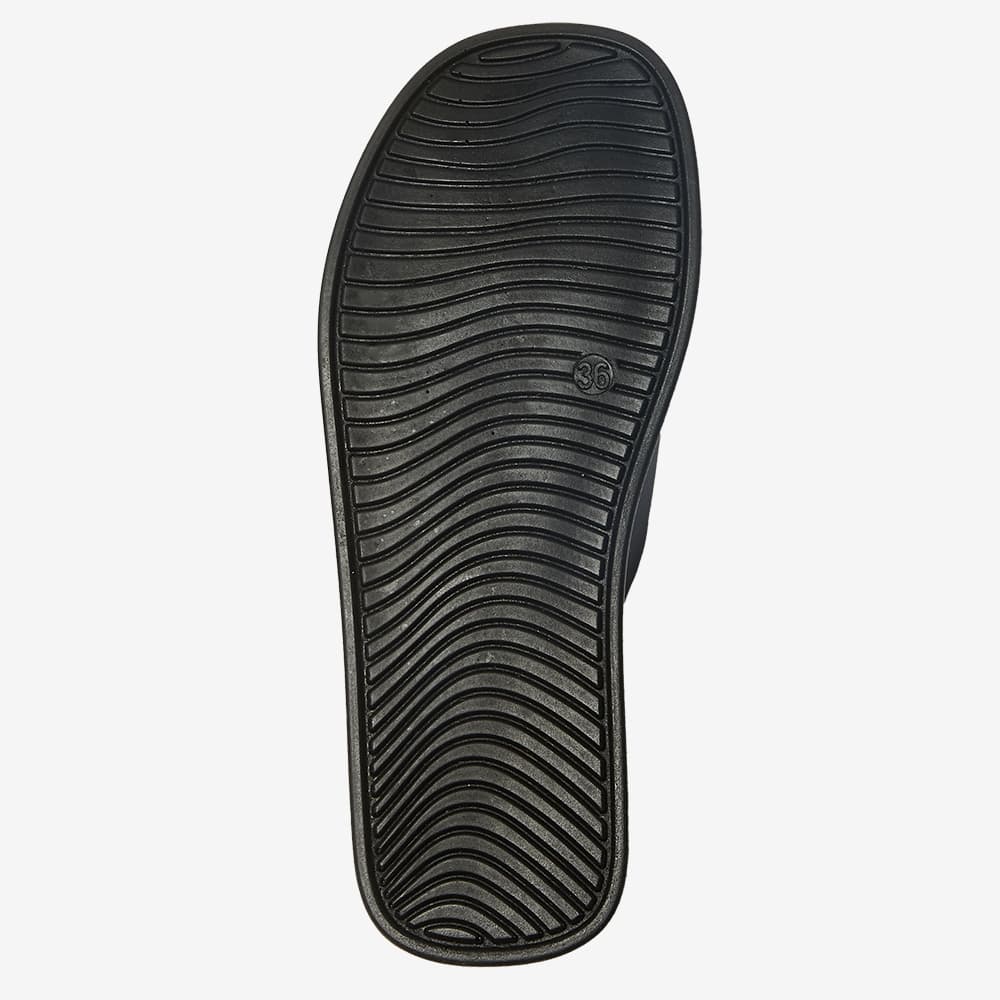Vacation Slide in Black Smooth