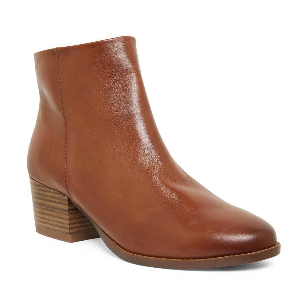 Vera Boot in Mid Brown Leather