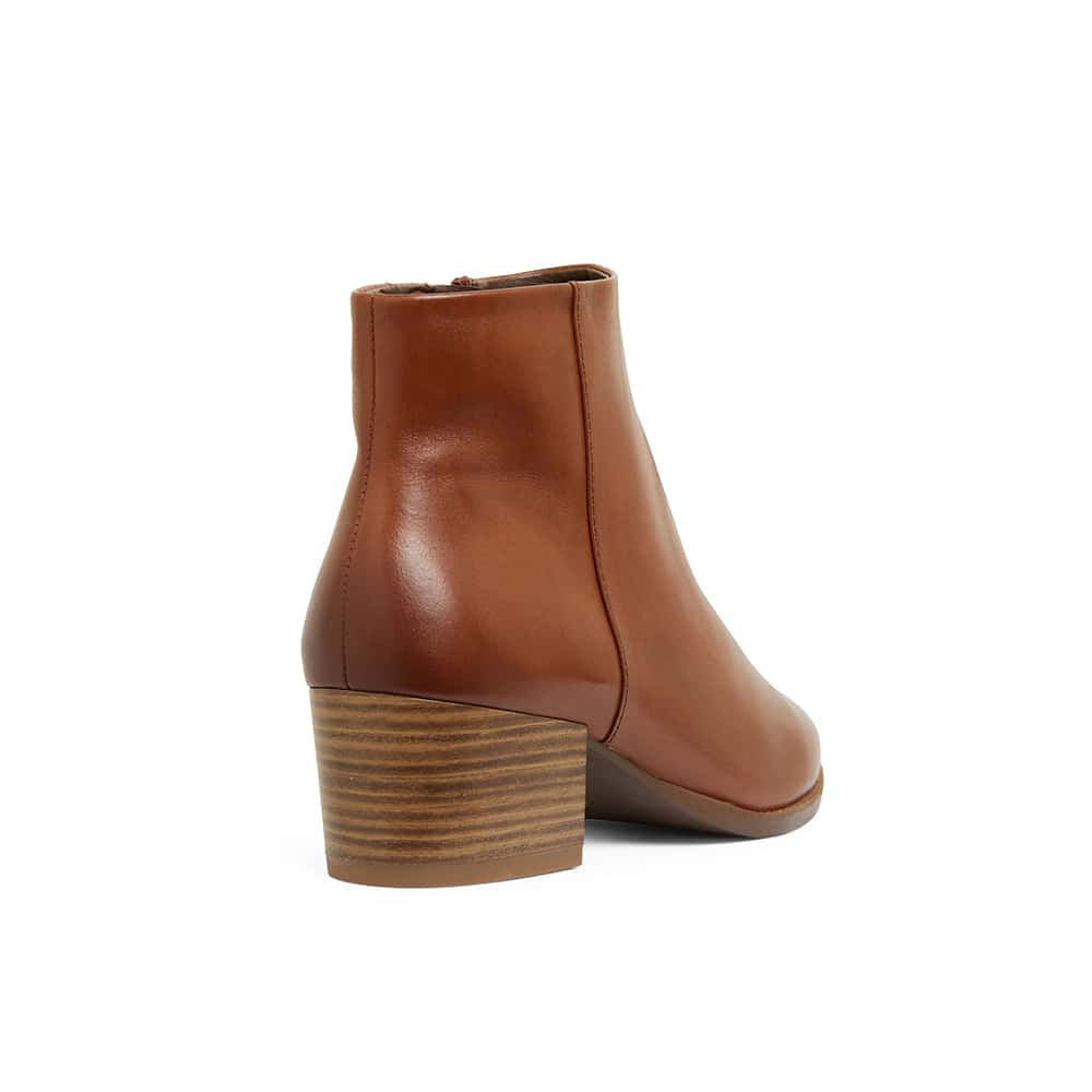 Vera Boot in Mid Brown Leather