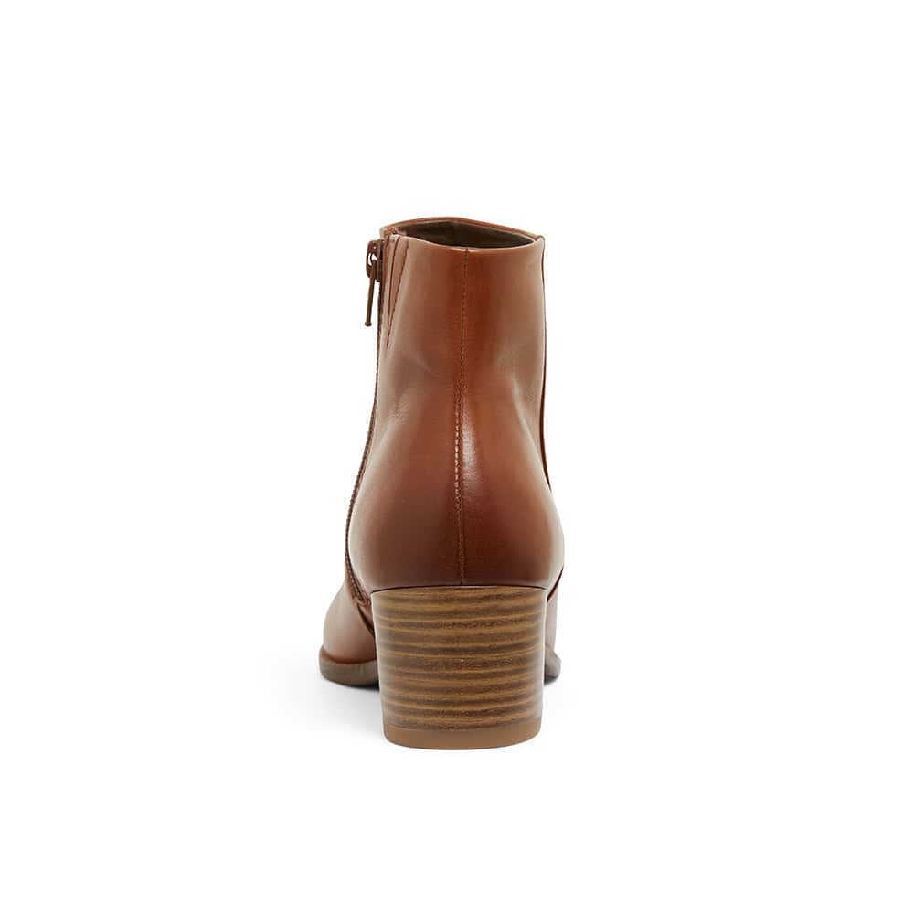 Vera Boot in Mid Brown Leather