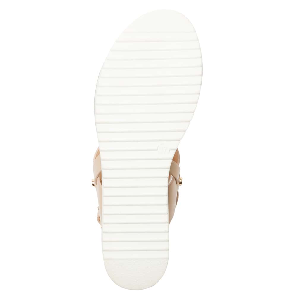 Vespa Wedge in Nude Smooth