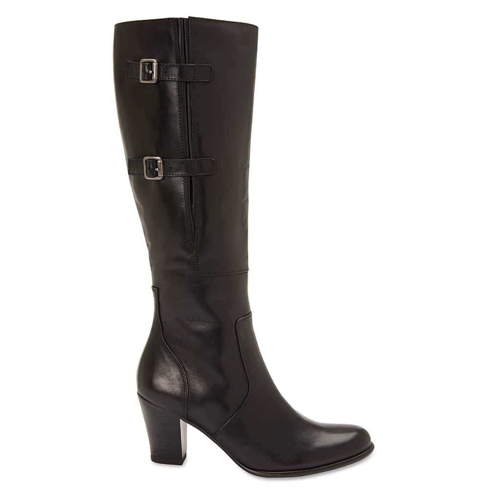 Victor Boot in Black Leather