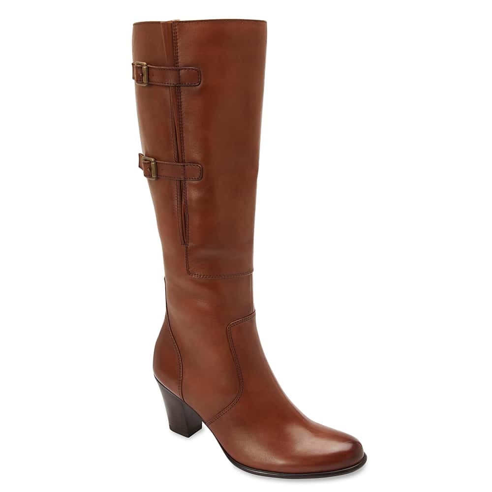 Victor Boot in Mid Brown Leather Sandler Shoe HQ