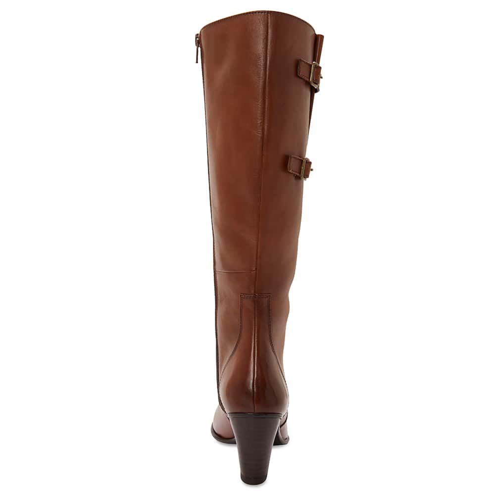 Victor Boot in Mid Brown Leather