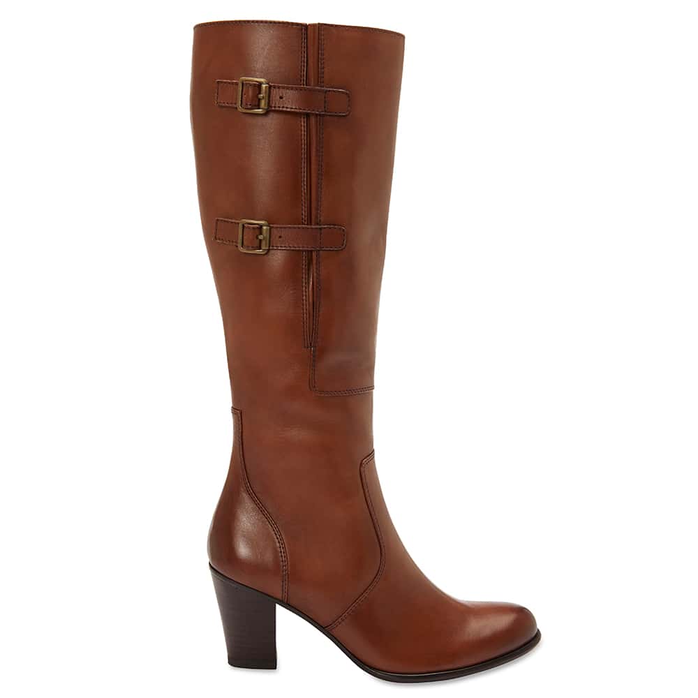 Victor Boot in Mid Brown Leather