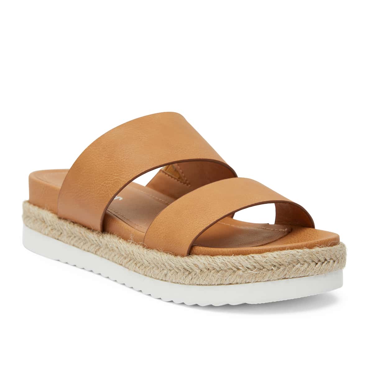Wagon Espadrille in Camel Smooth