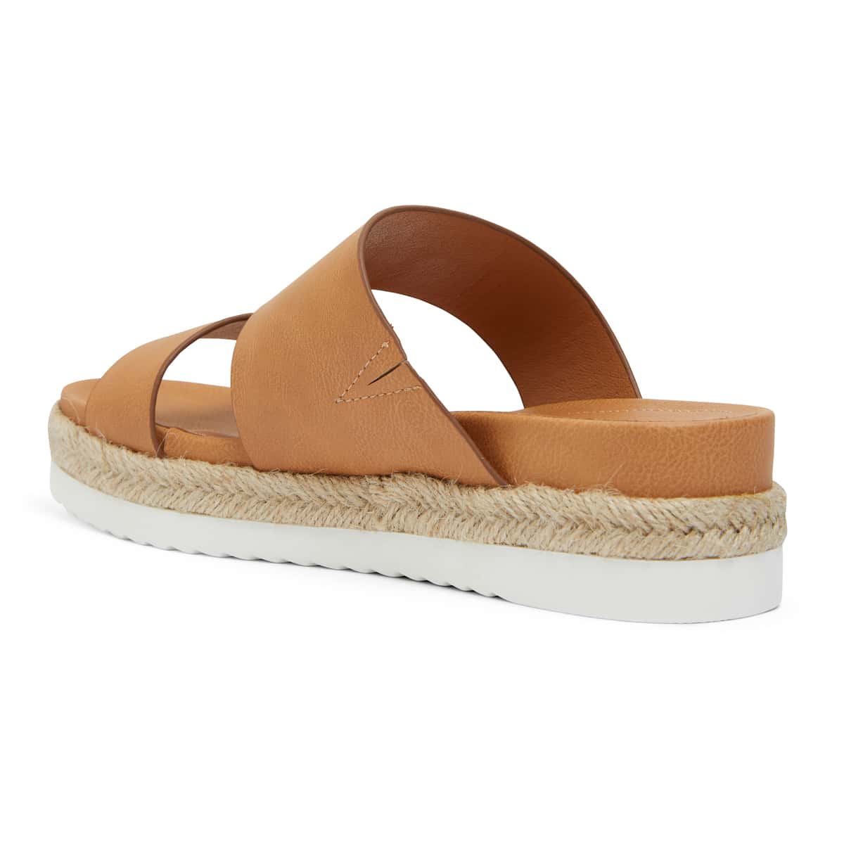 Wagon Espadrille in Camel Smooth