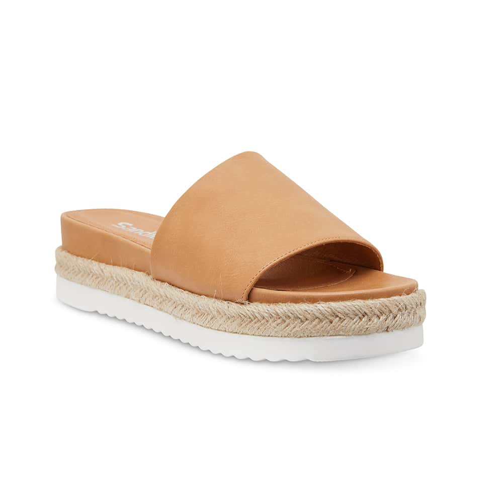 Waikiki Espadrille in Camel Smooth