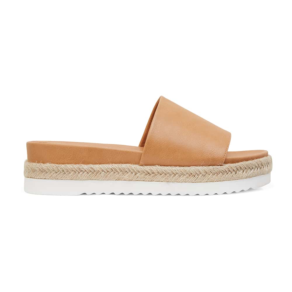 Waikiki Espadrille in Camel Smooth