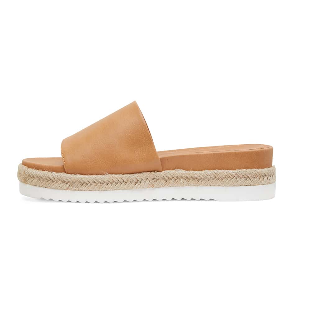 Waikiki Espadrille in Camel Smooth