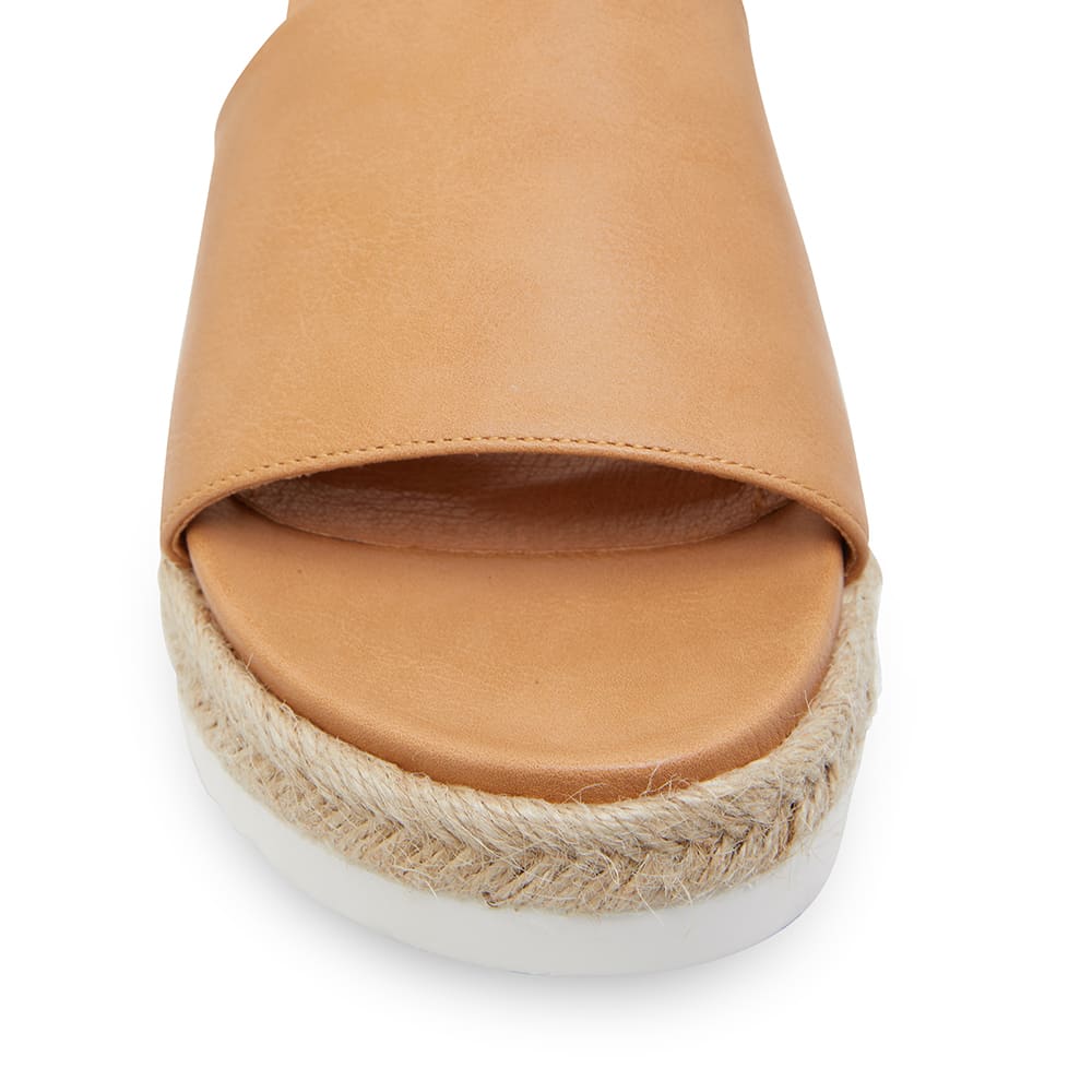 Waikiki Espadrille in Camel Smooth
