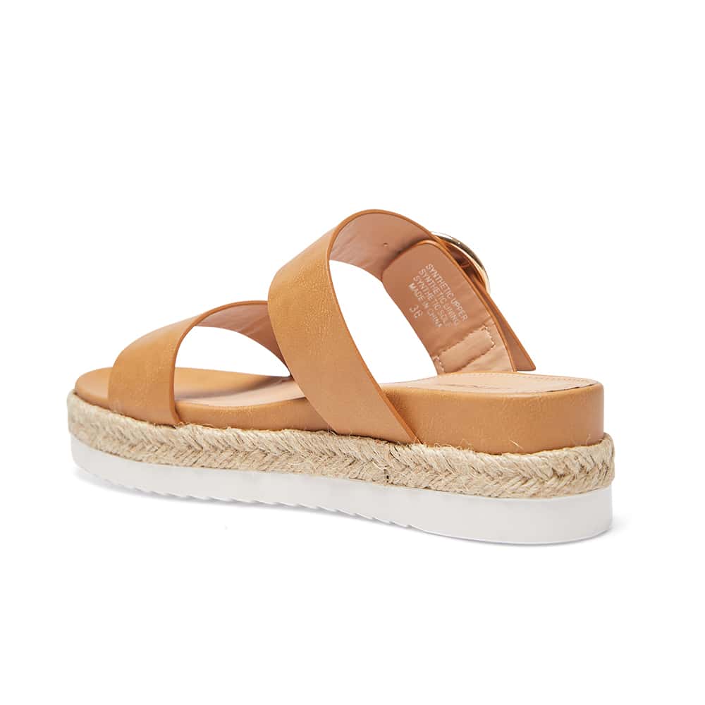 Warsaw Espadrille in Camel Smooth