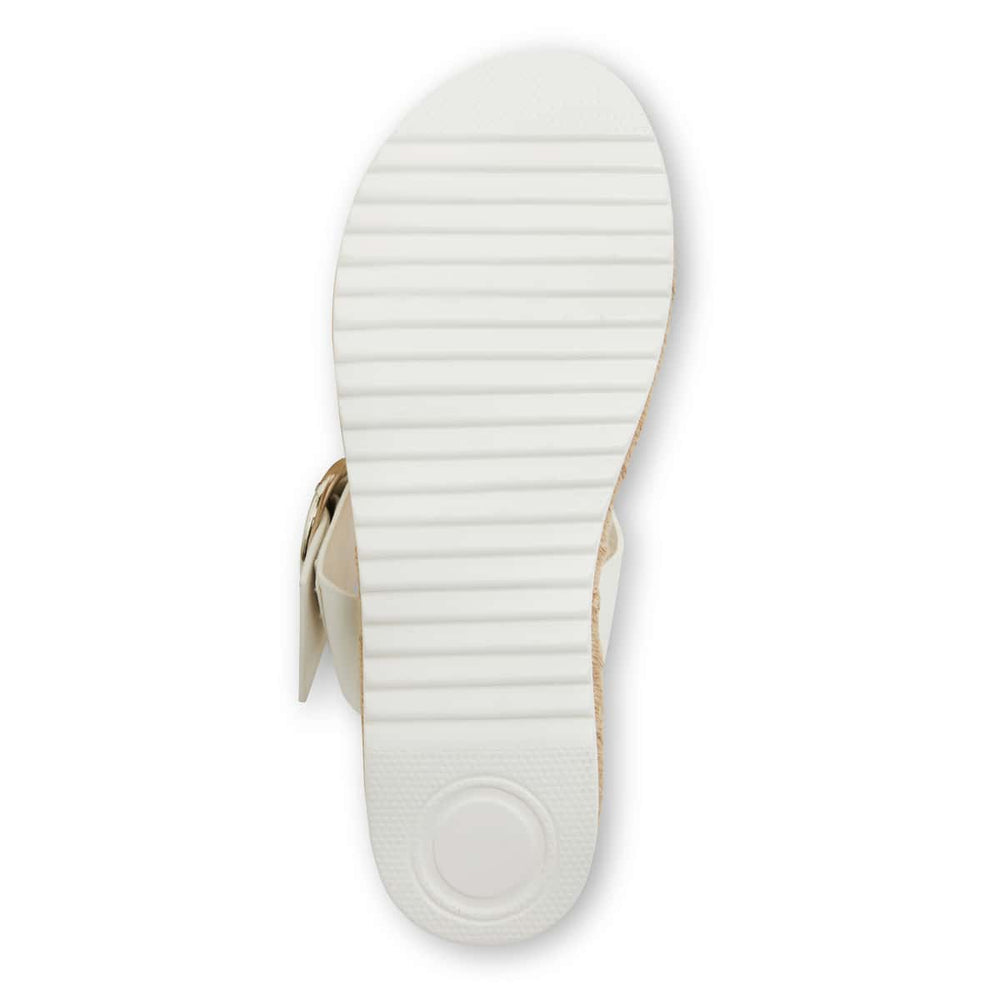 Warsaw Espadrille in White Smooth