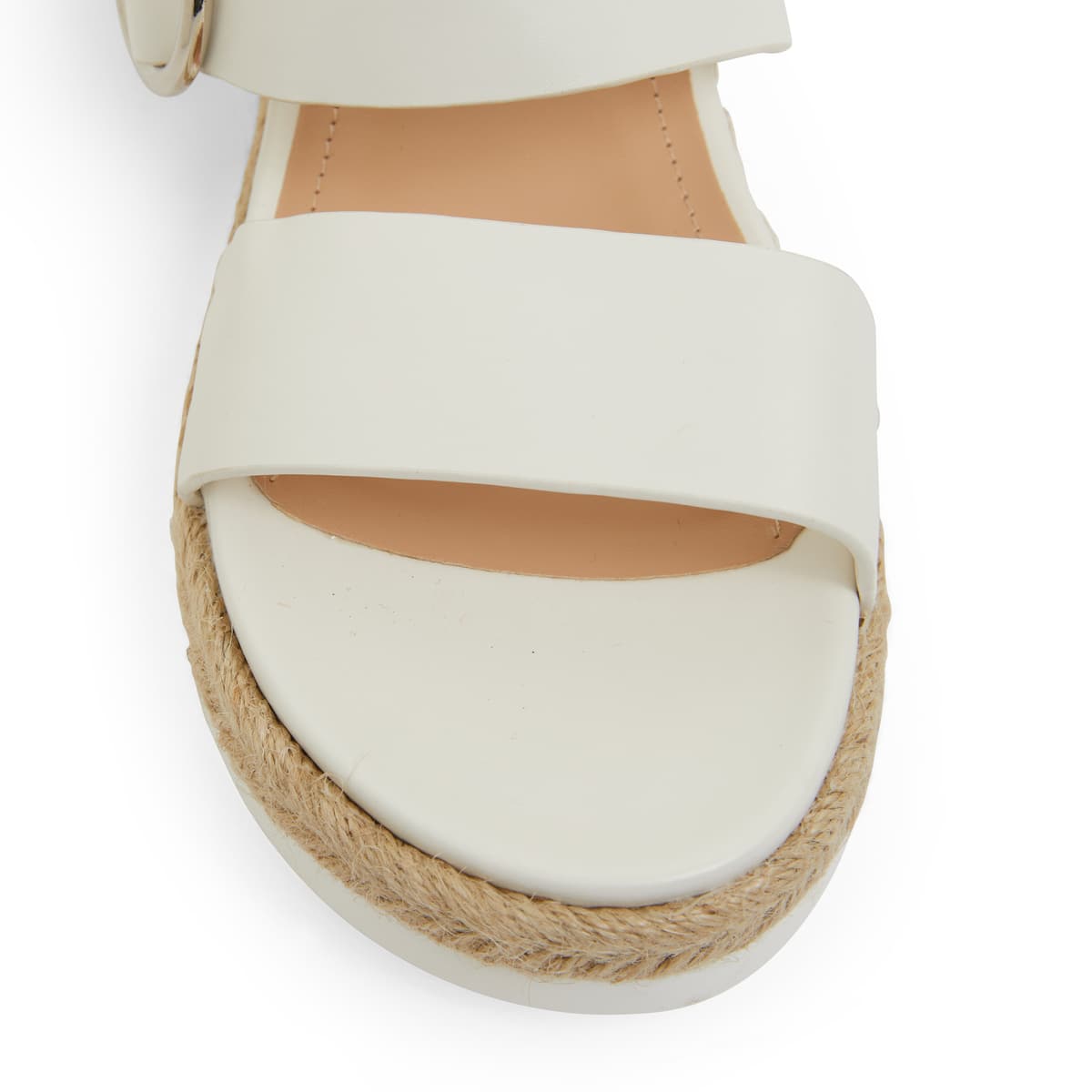 Warsaw Espadrille in White Smooth