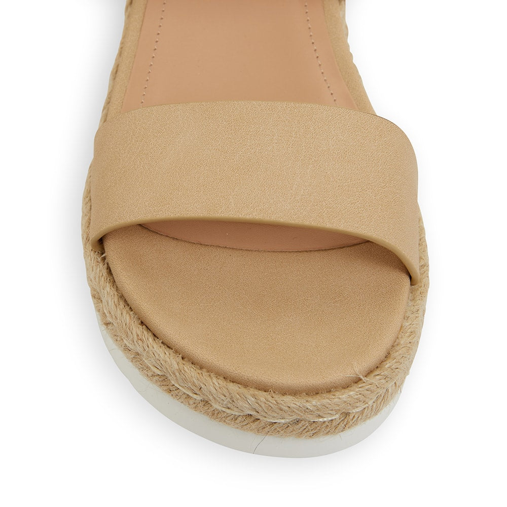 Wave Espadrille in Nude Smooth