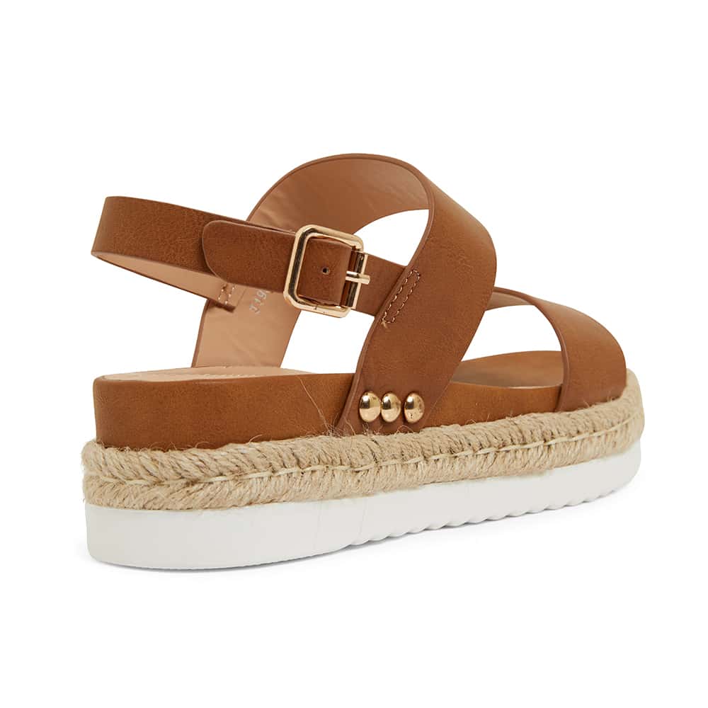 Wave Espadrille in Tan Smooth
