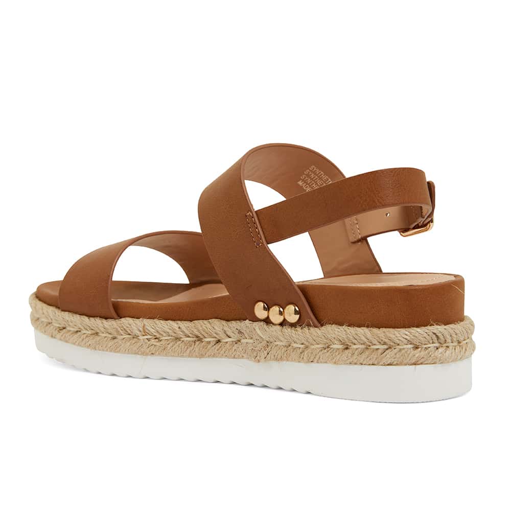 Wave Espadrille in Tan Smooth