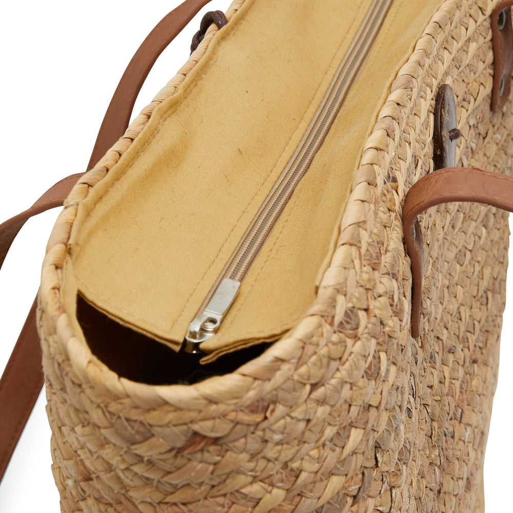 Wicker Handbag in Natural