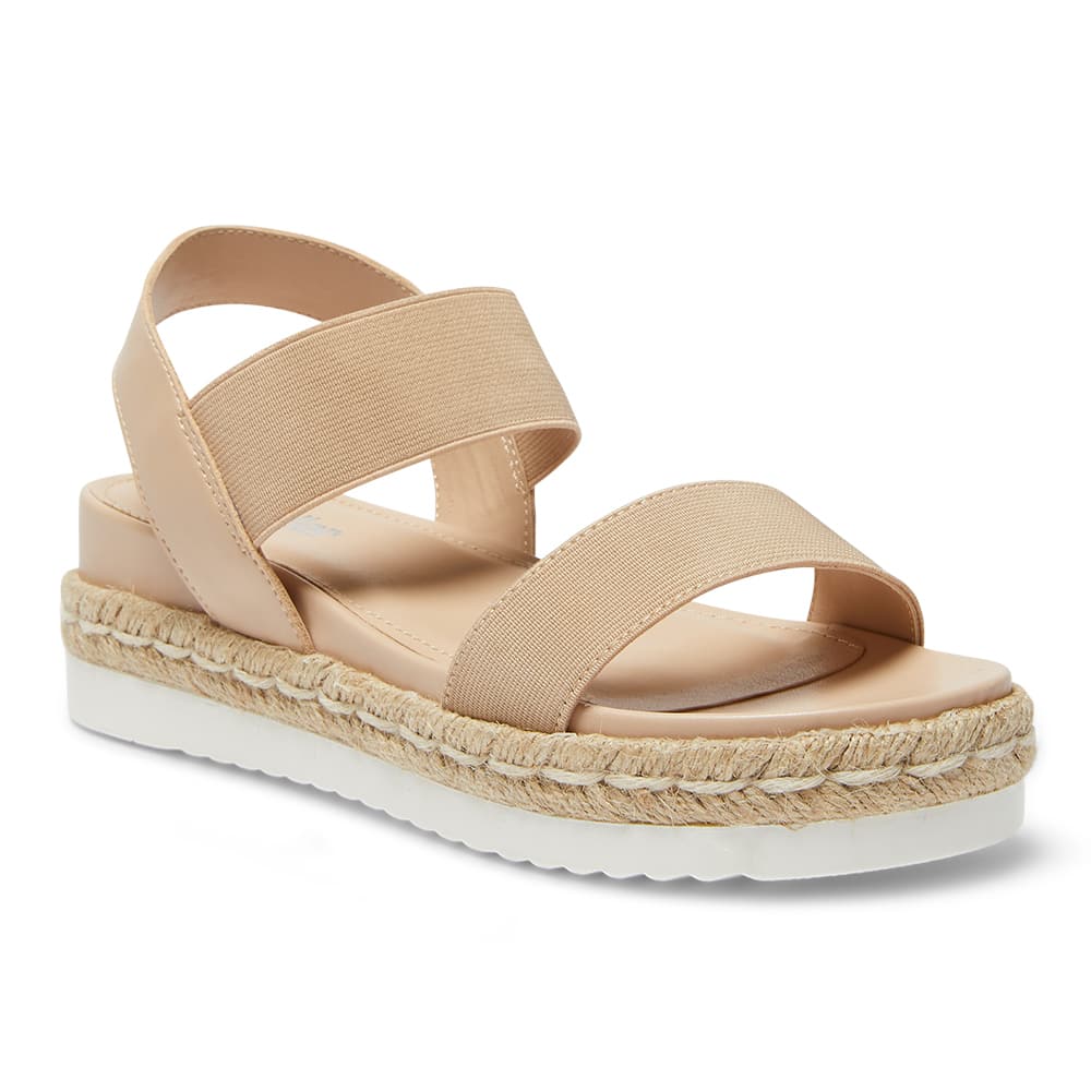 Winnie Espadrille in Natural Elastic