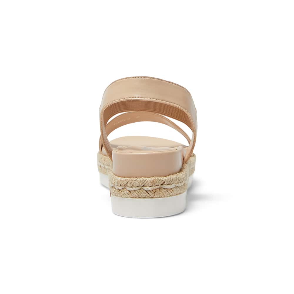 Winnie Espadrille in Natural Elastic